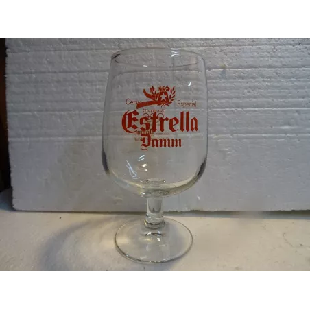 1 VERRE ESTRELLA  DAMM 40CL HT 15.10CM  BARCELONE 92