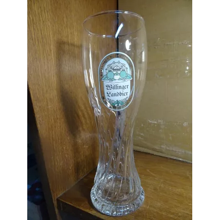 1 VERRE  WILLINGER LANDBIER 50CL HT.24CM