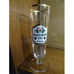 1 VERRE HOPFENLAND PILS 20CL   MULLERBRAU HT 18.40CM