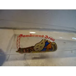 1 VERRE GAMBRINUS -BRAU 30CL HT.20.90CM