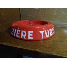CENDRIER  EMAILLE BIERE TUBORG DIAMETRE 15CM