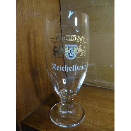 1 VERRE  REICHELBRAU 40CL HT 18.70CM  BRASSERIE KULMBACHER