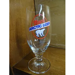 1 VERRE  MACK ARTIC BEER 33CL HT 17.20CM