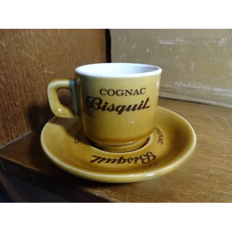 6 TASSES A CAFE COGNAC BISQUIT