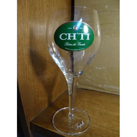 6 VERRES CH'TI  BIERE DE GARDE 25CL  HT 19.50CM