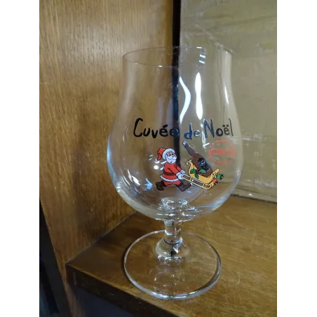 1 VERRE  CUVEE DE NOEL  CH'TI 25CL HT 15.40CM