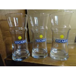 6 VERRES RICARD GAGNERE  PETIT SOLEIL