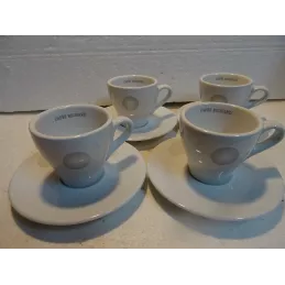 4 TASSES  CAFE RICHARD  + 4 SOUS TASSES