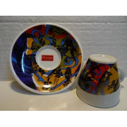 6 TASSES A CAFE MALONGO COLLECTOR  + 6 SOUS TASSES