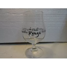 1 VERRE LA CLOCHE ROUGE 30CL HT.14.70CM