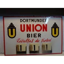 1 GLACOIDE  DORTMUNDER UNION BIER  41CM X27CM