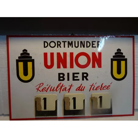 1 GLACOIDE  DORTMUNDER UNION BIER  41CM X27CM