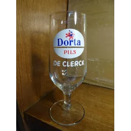 1 VERRE  DORTA 25CL HT.17.40CM   BRASSERIE DE CLERCK