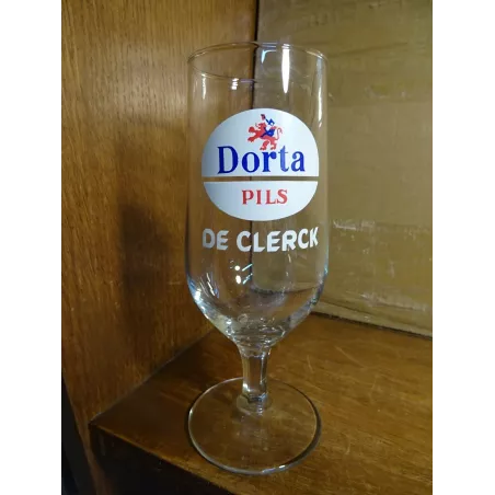 1 VERRE  DORTA 25CL HT.17.40CM   BRASSERIE DE CLERCK