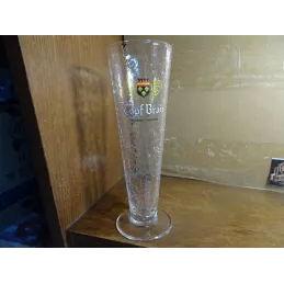 1 VERRE TOPF  BRAU 30/40CL HT 21.90CM