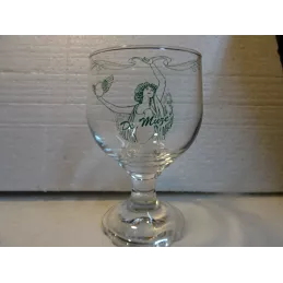 1 VERRE  DE MUZE 33CL HT. 15CM