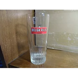 1 VERRE BELGA-PILS 25CL HT 14.70CM