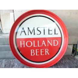 PLATEAU AMSTEL EN TOLE  DIAMETRE 29CM