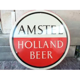 PLATEAU AMSTEL EN TOLE  DIAMETRE 29CM
