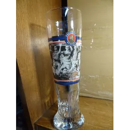 1 VERRE  PAULANER COLLECTOR  50CL HT 25.20CM ANNEE 1969