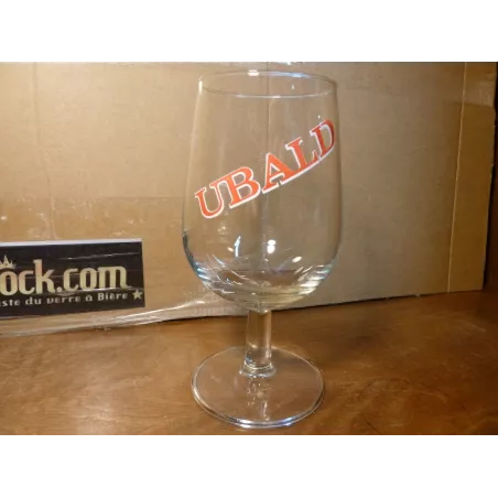 1 VERRE UBALD 25CL HT.15.20CM  BRASSERIE TERKEN