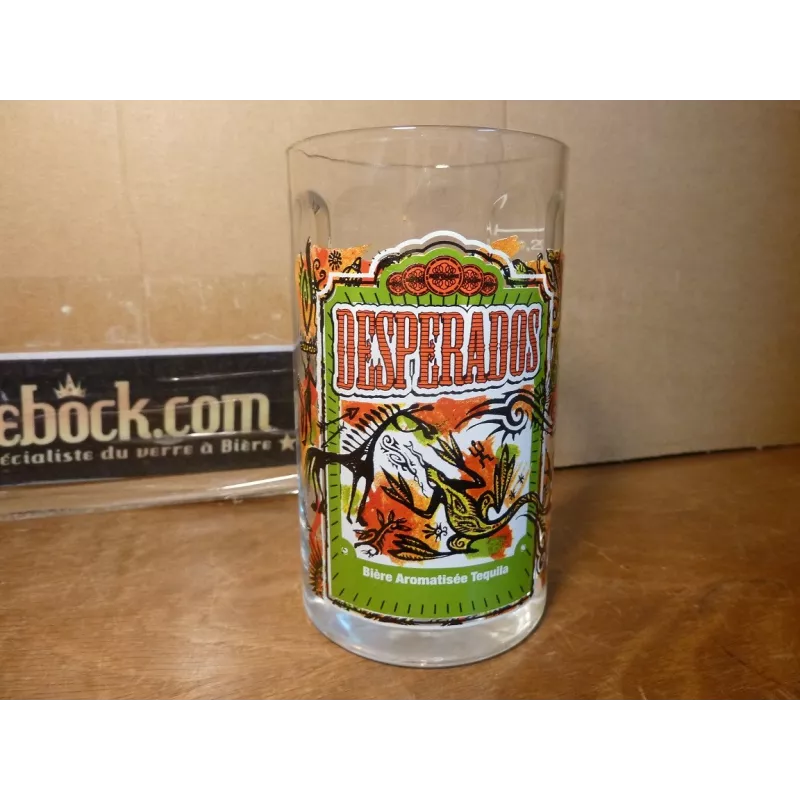 1 VERRE DESPERADOS COLLECTOR 25CL HT 12.30CM - Tigrebock