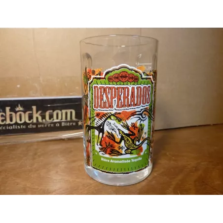 1 VERRE DESPERADOS COLLECTOR 25CL  HT 12.30CM