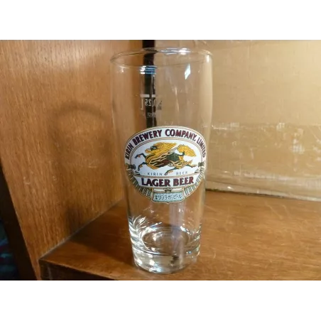 1 VERRE  KIRIN BEER 25CL HT.14.20CM