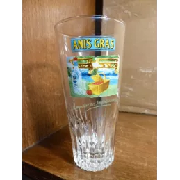1 VERRE ANIS GRAS  A LA MANIERE DES IMPRESSIONNISTES HT 12.20CM