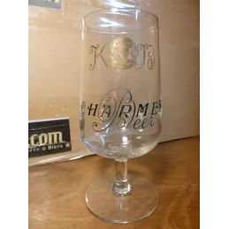 1 VERRE KB CHARMES BEER 25/30CL HT 15.80CM
