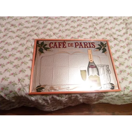 1  MIROIR CAFE DE PARIS 52CM X63.50CM