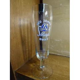 1 VERRE  SCHLEGEL BRAU 25CL HT.20.10CM