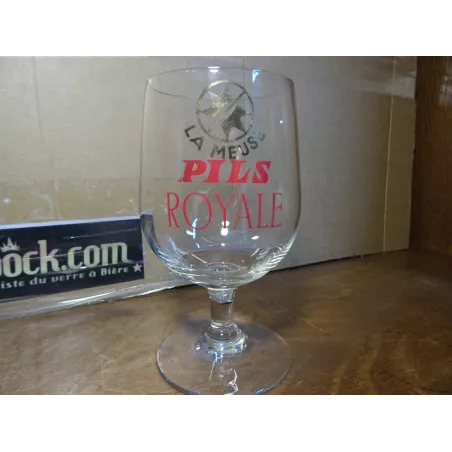 1 VERRE LA MEUSE PILS ROYALE 25CL HT 13.60CM