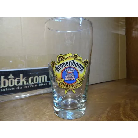 1 VERRE KRONENBOURG 5/20 HT 13.20CM