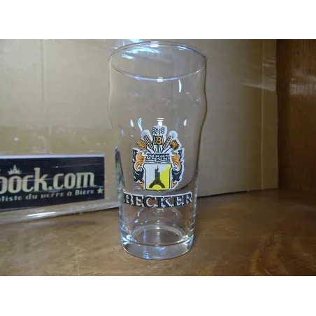 1 VERRE BECKER BOCK ANGLAIS 25CL HT 13.20CM
