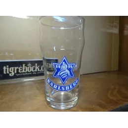 1 VERRE KARLSBERG BOCK ANGLAIS 25CL HT.13.20CM