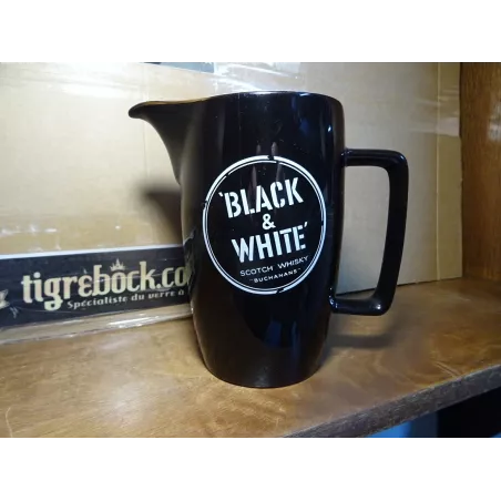 PICHET  BLACK&WHITE  1 LITRE HT 15.50CM
