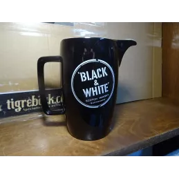 PICHET  BLACK&WHITE  1 LITRE HT 15.50CM