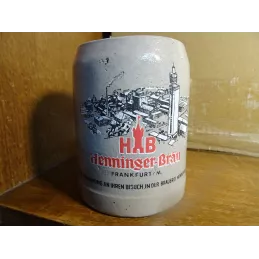 CHOPE  HENNINGER-BRAU 30CL EN GRES HT 10.70CM