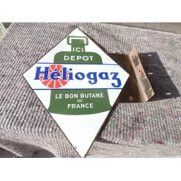 PLAQUE EMAILLE HELIOGAZ...