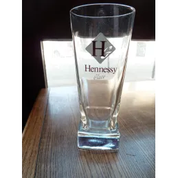 6 VERRES  HENNESSY GLACE HT .14.30CM