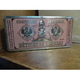 BOITE  CONFISERIE DESPINOY   BETISES DE CAMBRAI 17.50CM X8.50CM X3.50CM