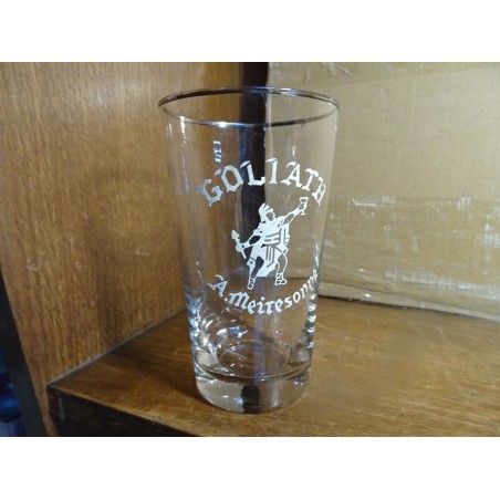 1 VERRE  GOLIATH  MEIRESONNE EMAILLE 33CL