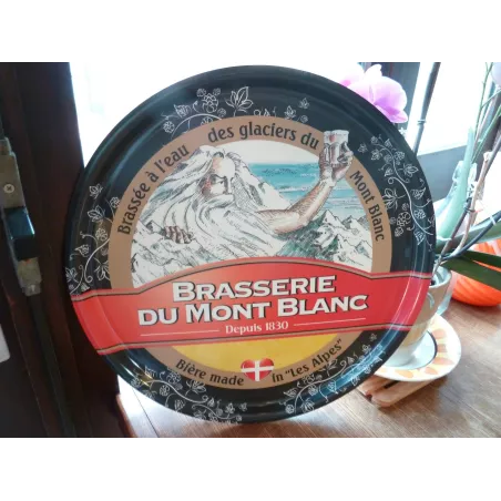 PLATEAU BRASSERIE DU MONT BLANC   DIAMETRE 42CM