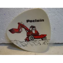 COUPELLE  TRACTOPELLE  POCLAIN 12.80CMX12.80CM