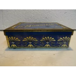 BOITE LA MONDIALE IMPRIMERIE  COMMERCIALE 14.80CMX11.20CM X4.50CM