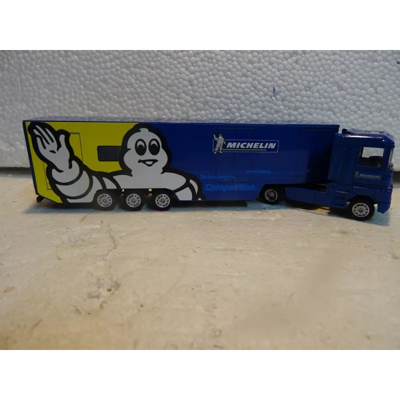 Camion Renault Avec Semi-remorque GENTY - Jouet Majorette Ref.361 - Neuf Sous Boîte