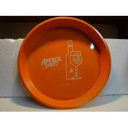 PLATEAU  APEROL SPRITZ  DIAMETRE 34CM REBORD 4.60CM