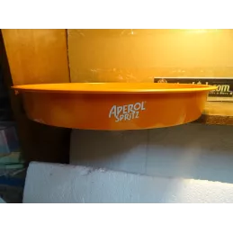 PLATEAU  APEROL SPRITZ  DIAMETRE 34CM REBORD 4.60CM