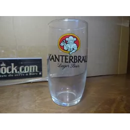 6 VERRES KANTERBRAU LAGER BEER  25CLHT 12CM